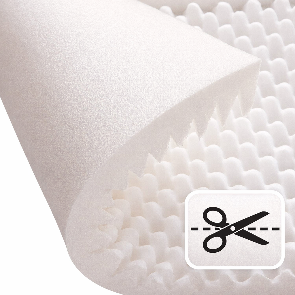 Memory foam mattress topper, 7 comfort zones – Cambridge Collection