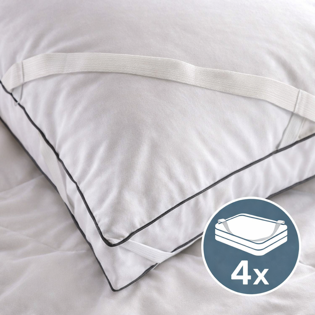 100% duck feather mattress topper, soft and ergonomic - XXL Feather Collection