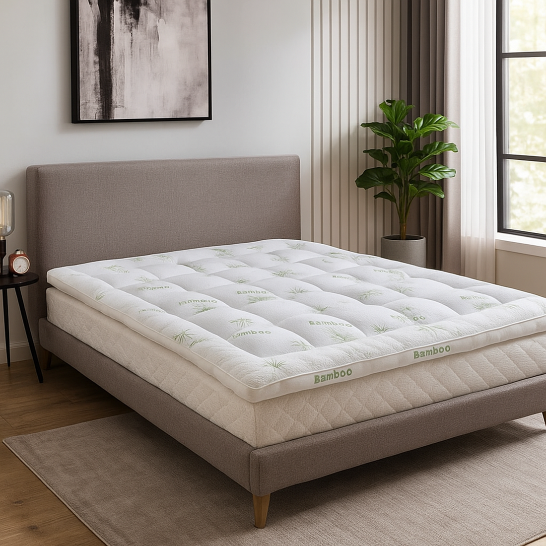Surmatelas bambou microfibre - Collection Bamboo