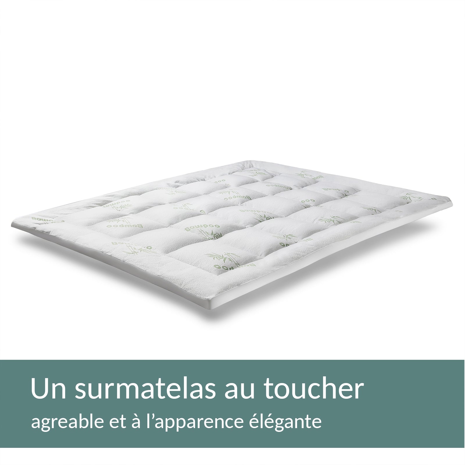 Surmatelas bambou microfibre - Collection Bamboo