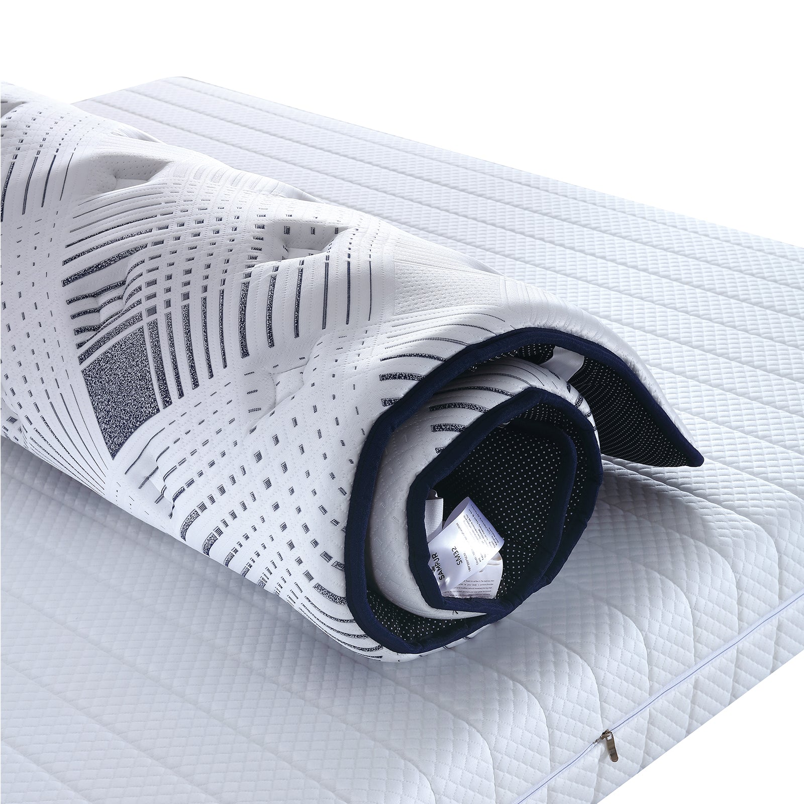 Memory foam mattress topper, cooling fabric – Everest Collection