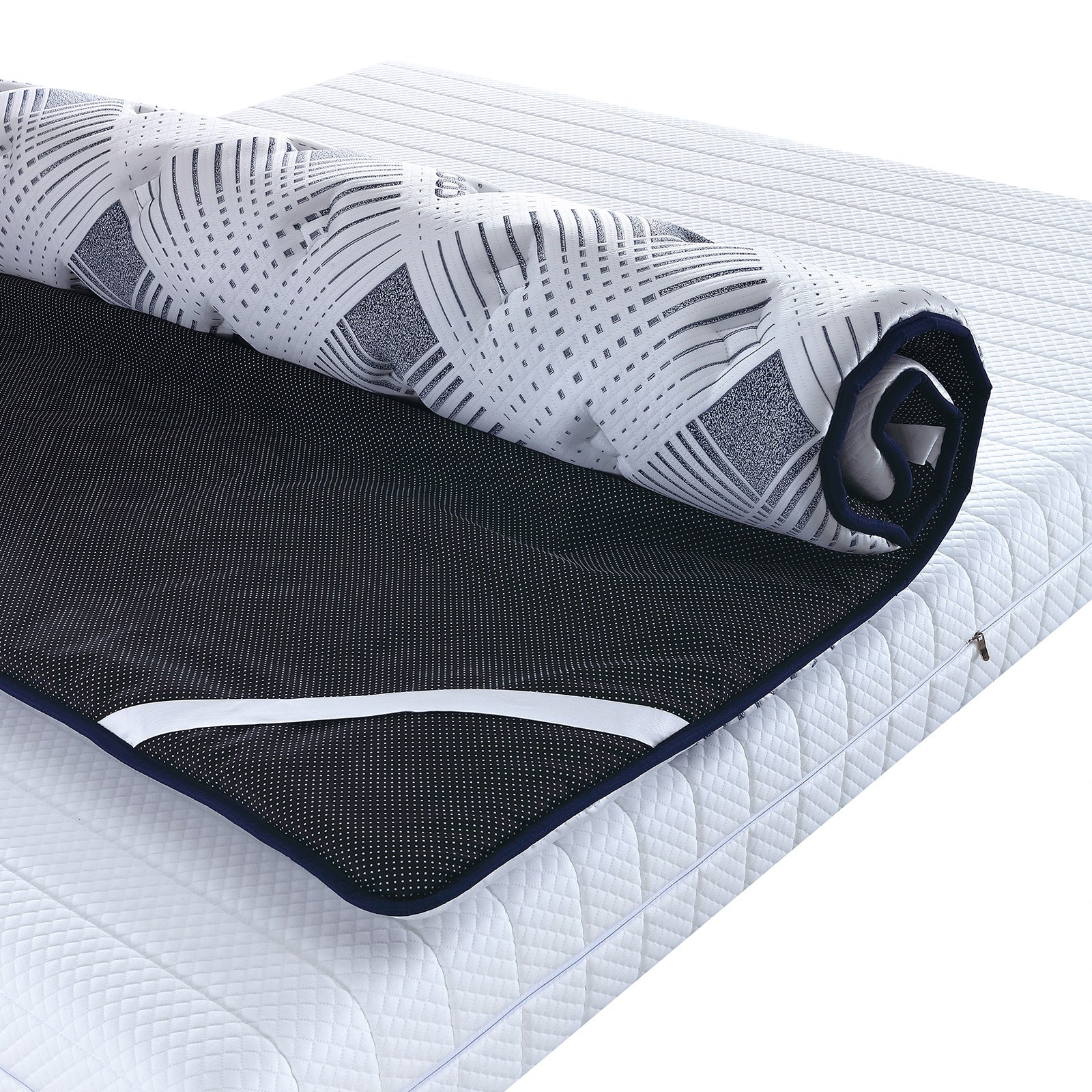 Memory foam mattress topper, cooling fabric – Everest Collection