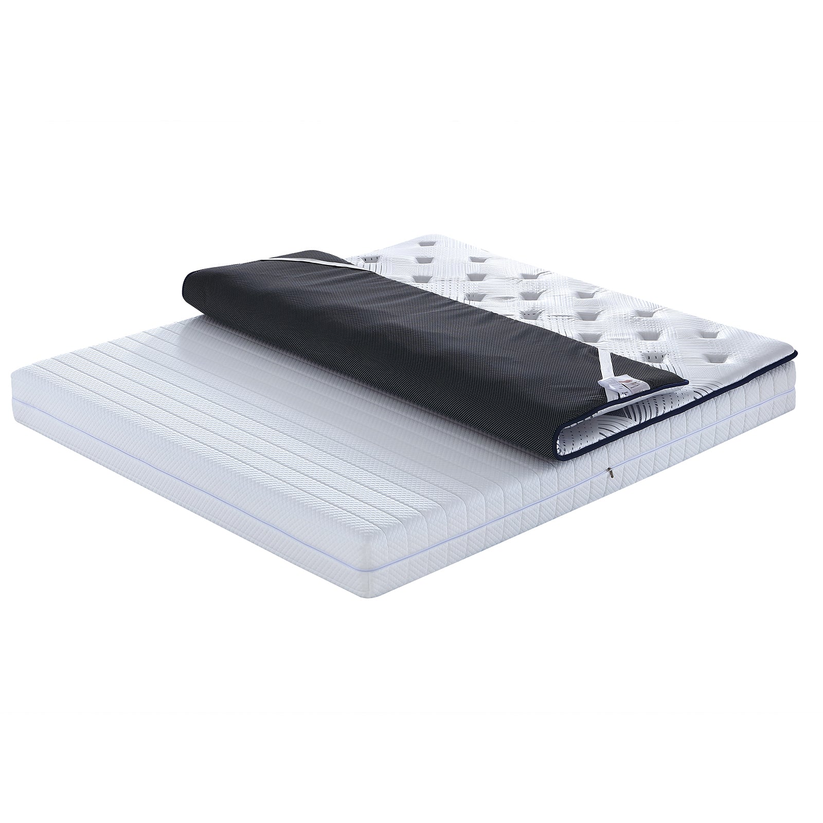 Memory foam mattress topper, cooling fabric – Everest Collection