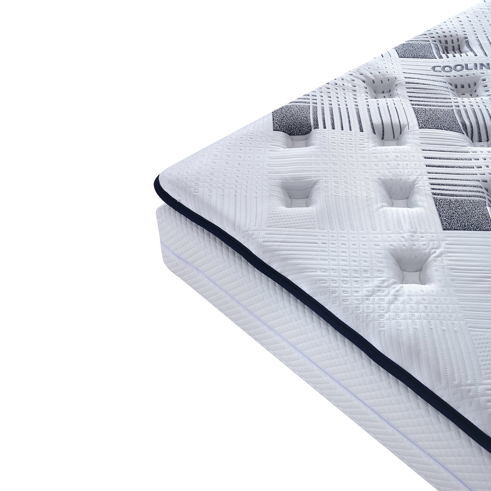 Memory foam mattress topper, cooling fabric – Everest Collection
