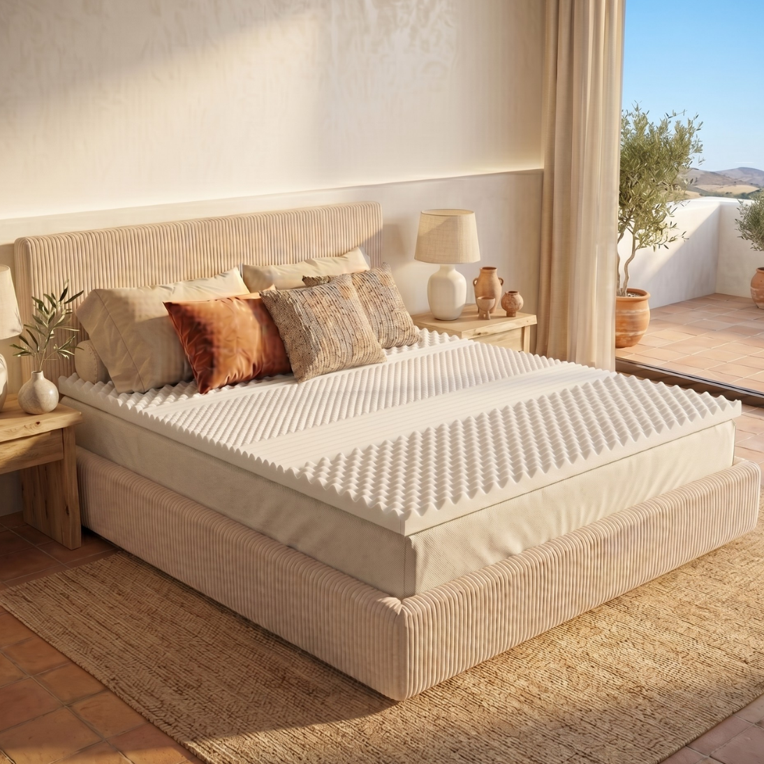 Surmatelas mémoire de forme, 7 zones de confort – Collection Cambridge