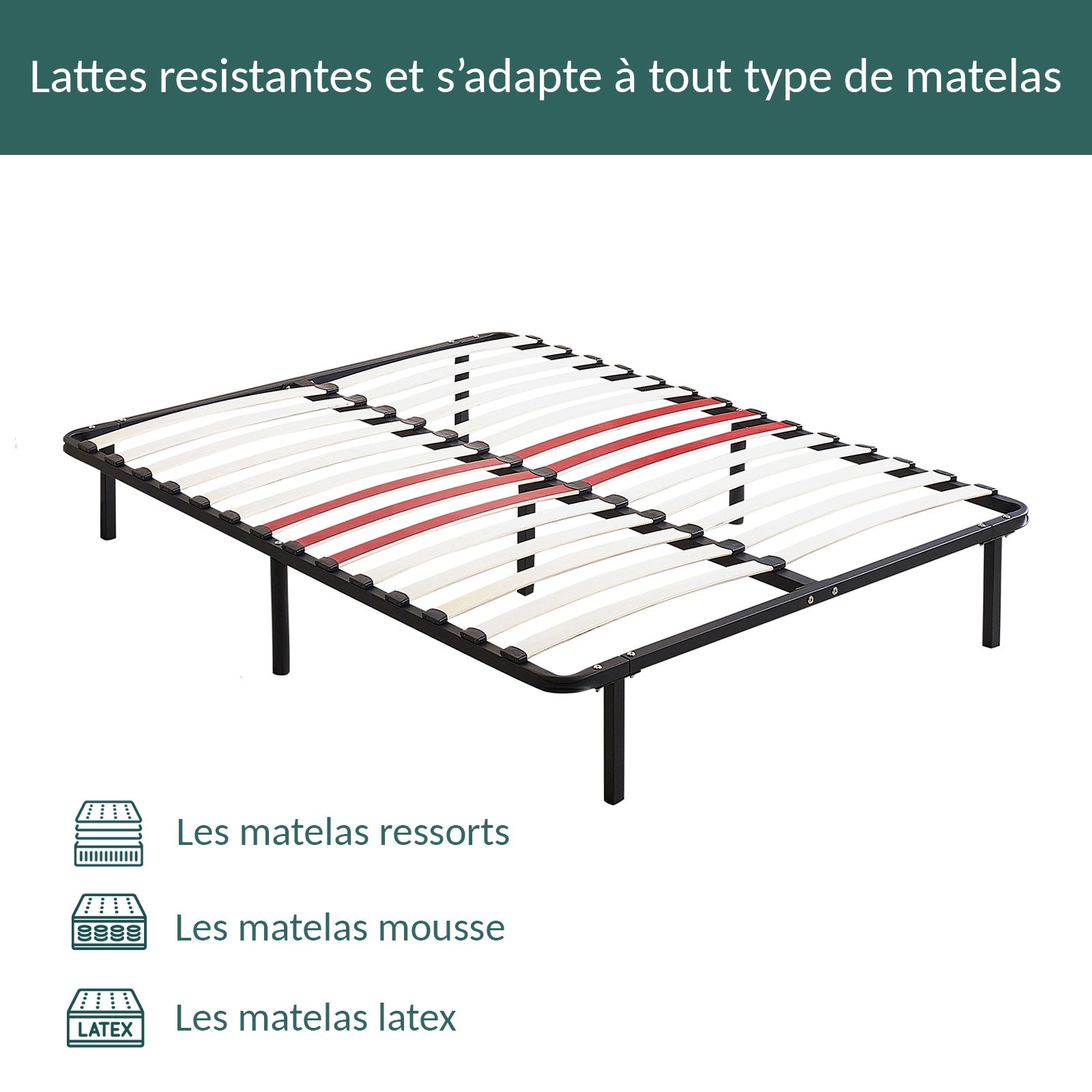 Sommier résistant, confort orthopédique - Collection OrthoFlex