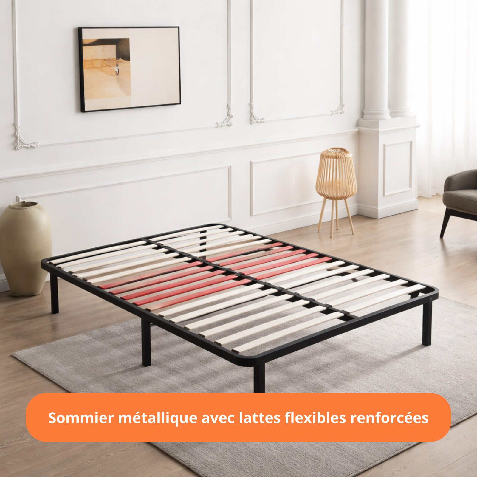 Back-to-School Pack: Bed base + Mattress + Duvet + Pillow