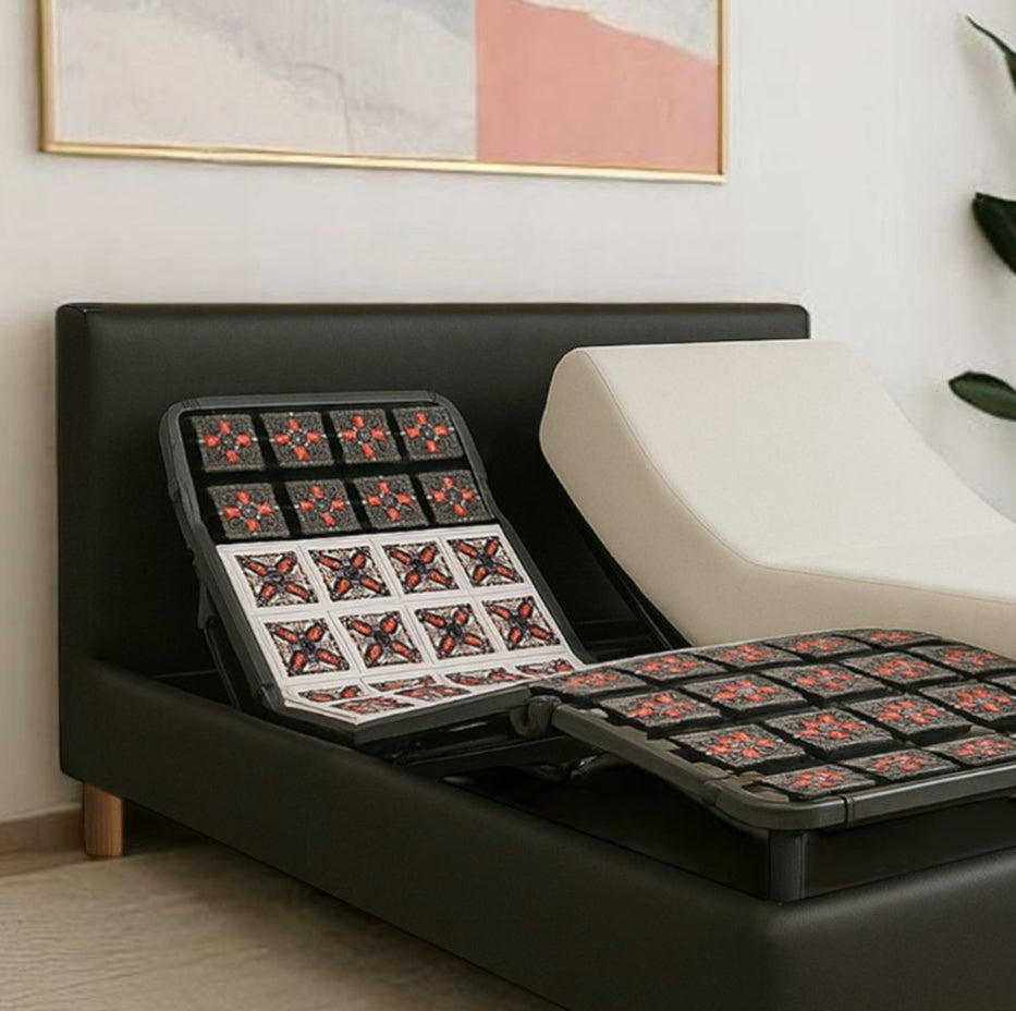 Tête de lit tissu, simili cuir, bouclette, velours côtelé - Accessoire compatible literie électrique