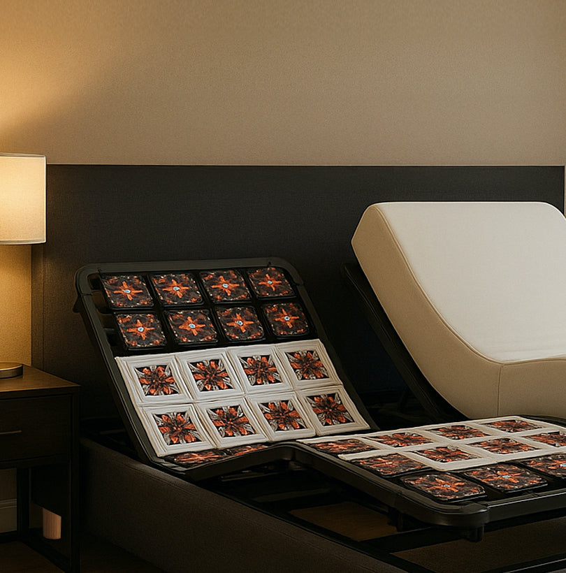 Tête de lit tissu, simili cuir, bouclette, velours côtelé - Accessoire compatible literie électrique