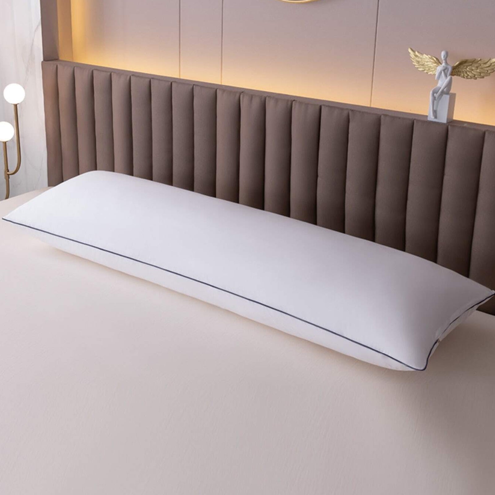 Traversin plume Luxe : ergonomique et tissu coton
