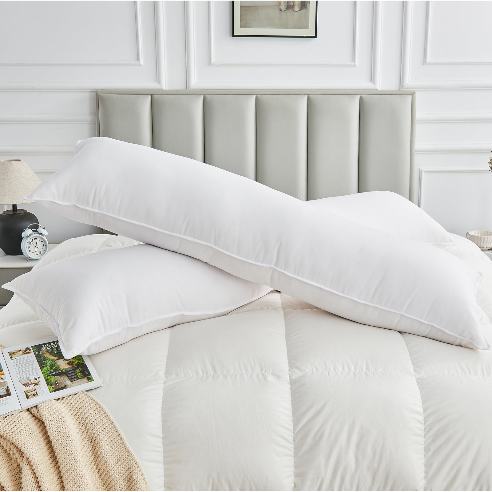 Traversin 100% microfibre, confortable et ergonomique - Collection Excellence