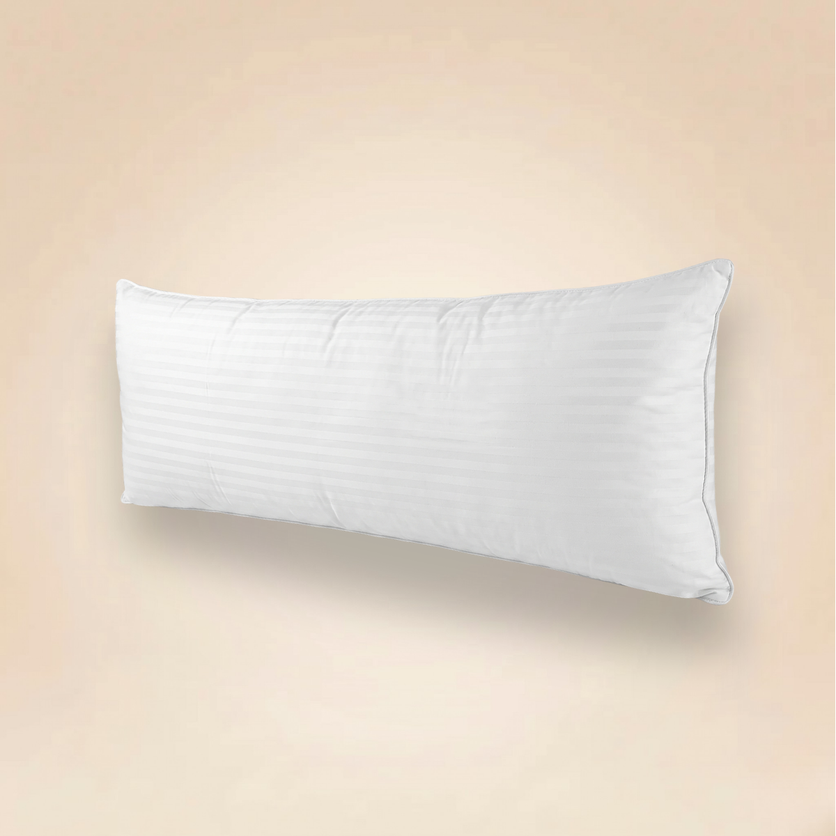Duck feather and down bolster, striated jacquard, balanced comfort and support - Duvet Collection
