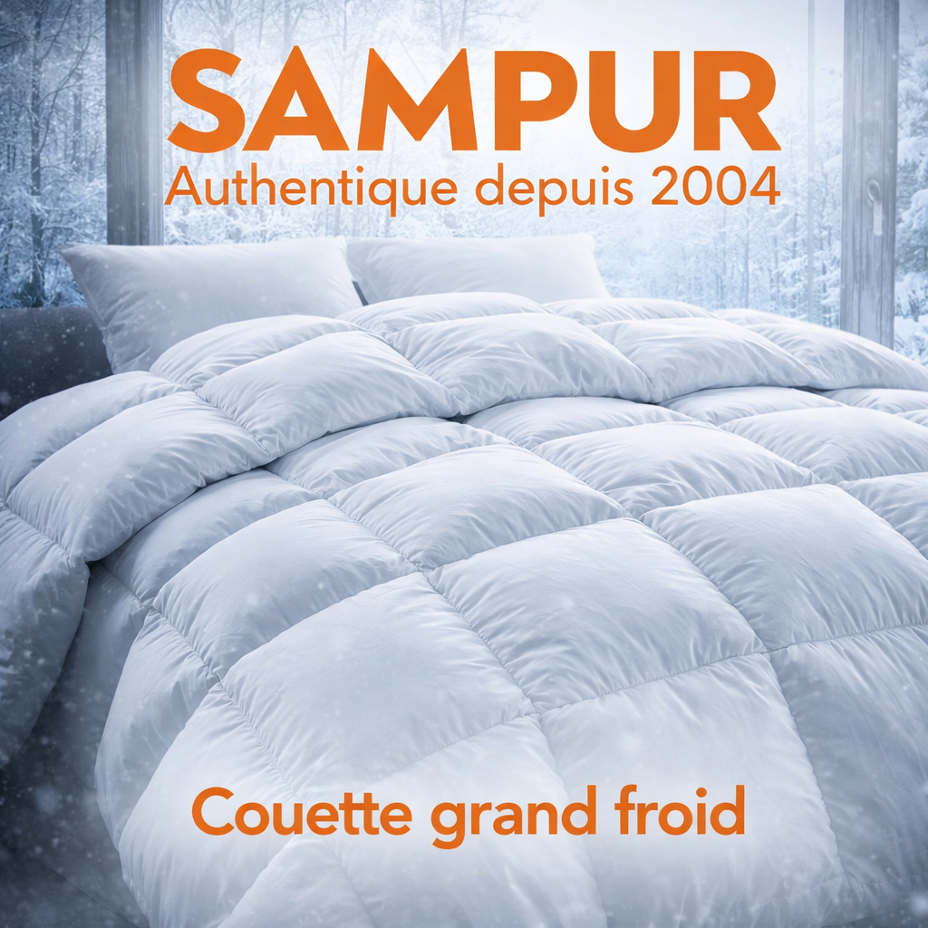 Couette très chaude grand froid 600 g/m² - Collection Hiver