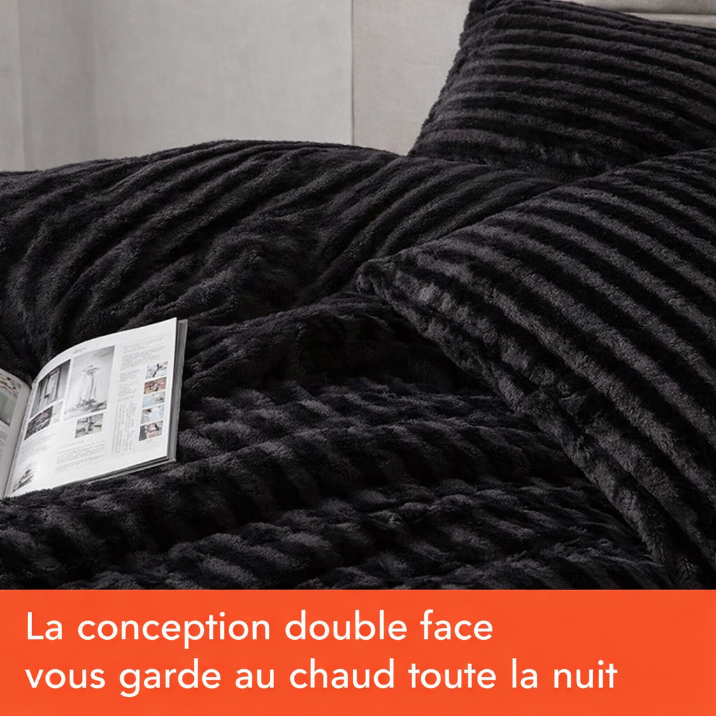 Couette haut de gamme grand froid, réversible - Collection Coton Club