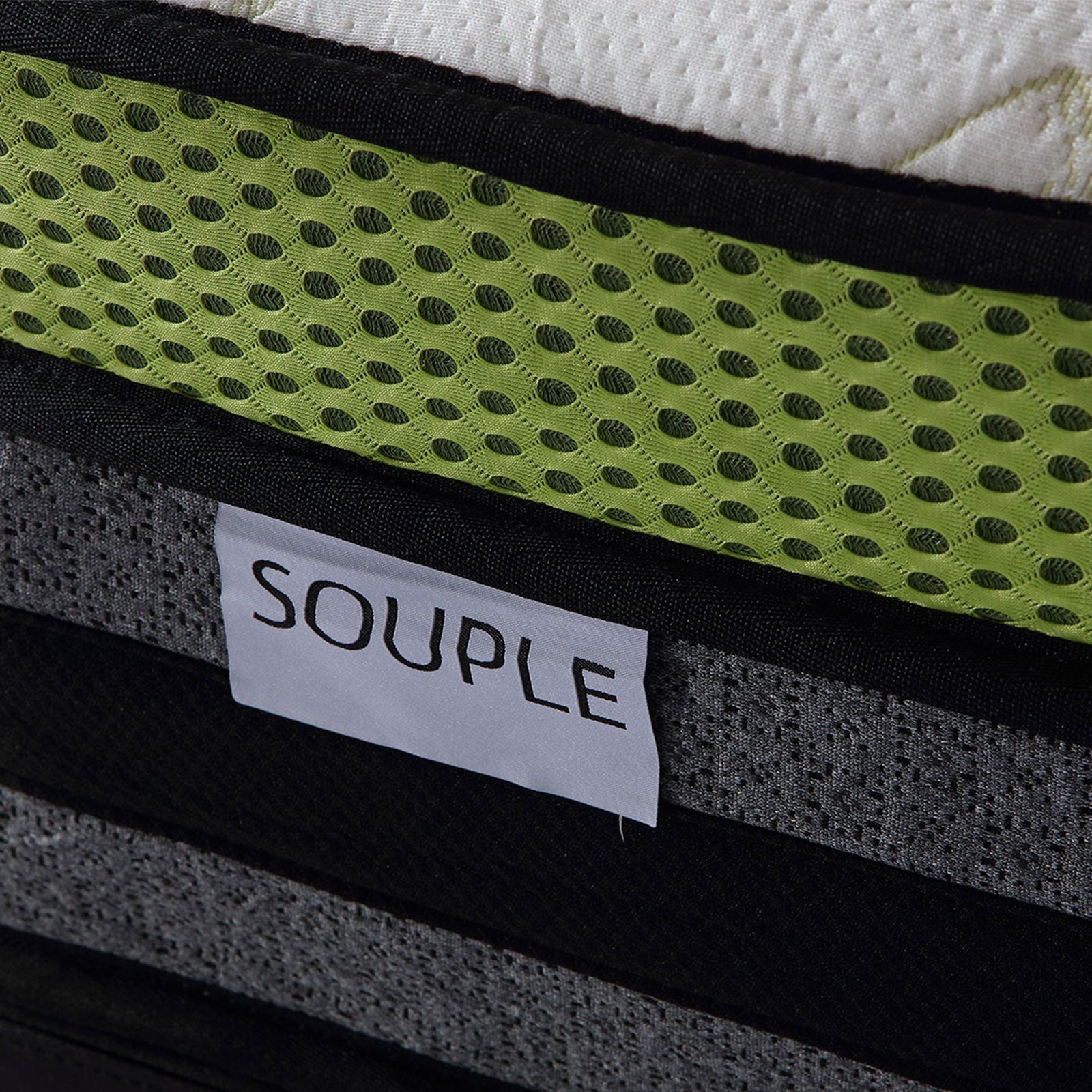 Matelas bi-confort souple/ferme, mémoire de forme, ressorts - Collection Bi-Confort
