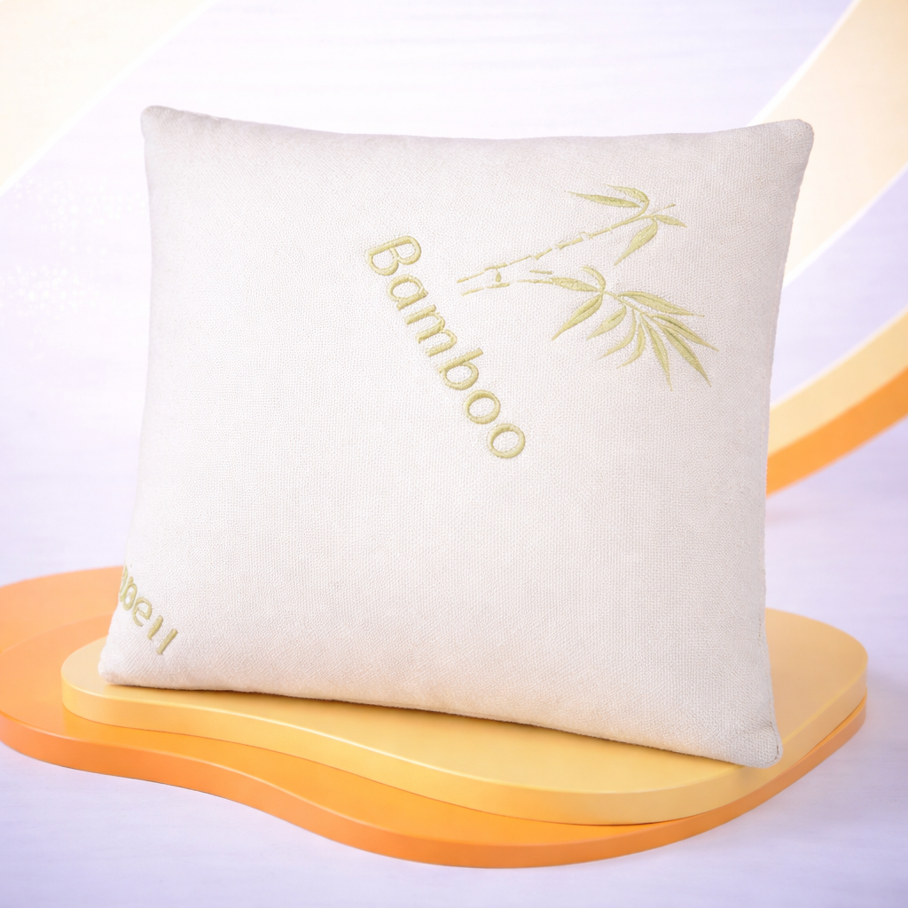 Bambuskissen - Memory Foam, abnehmbarer Bezug