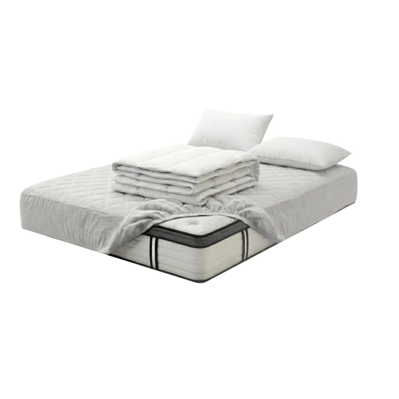 Back-to-School Pack: Bed base + Mattress + Duvet + Pillow