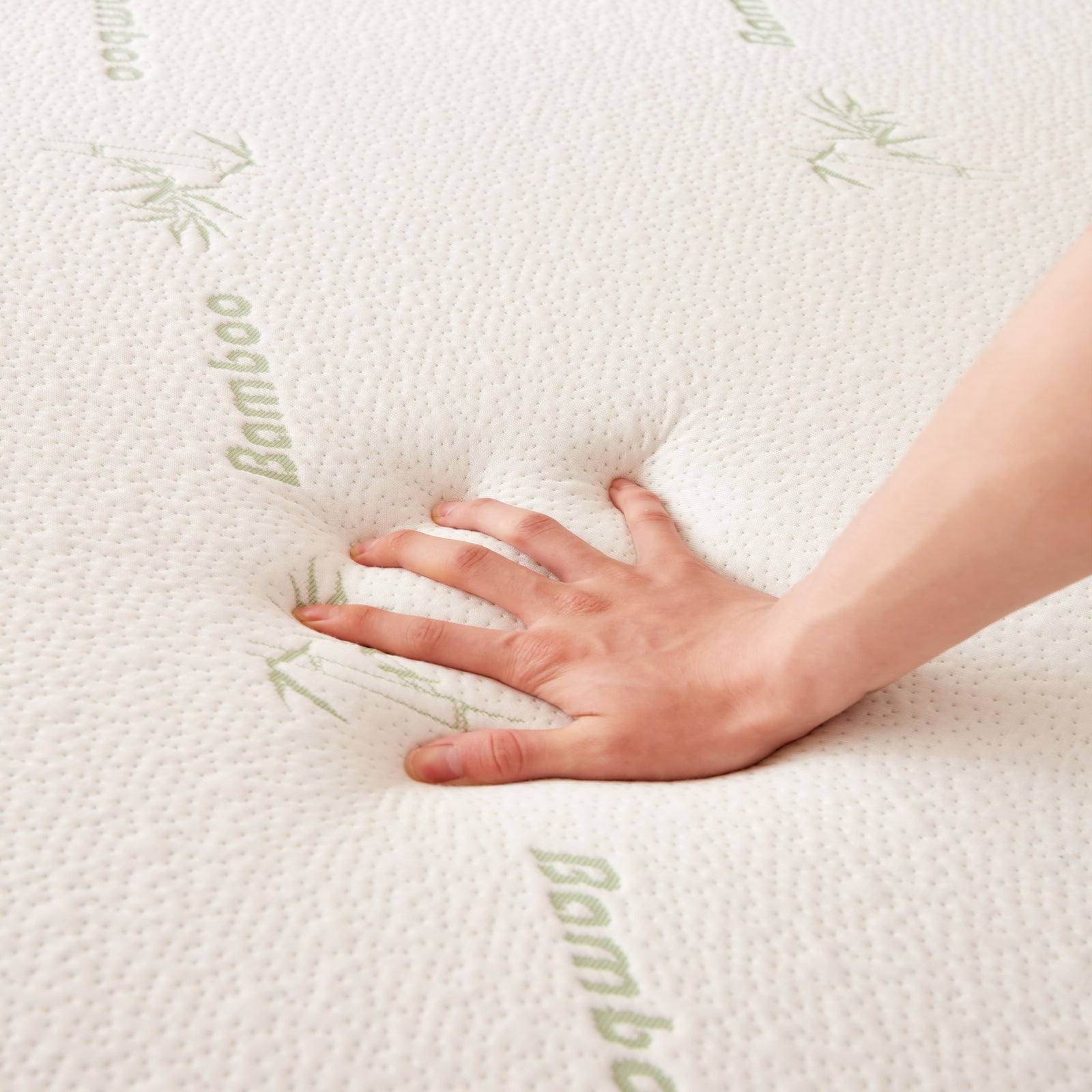 Matelas Bambou Hybride Mémoire de Forme & HR+ | Confort Ciblé