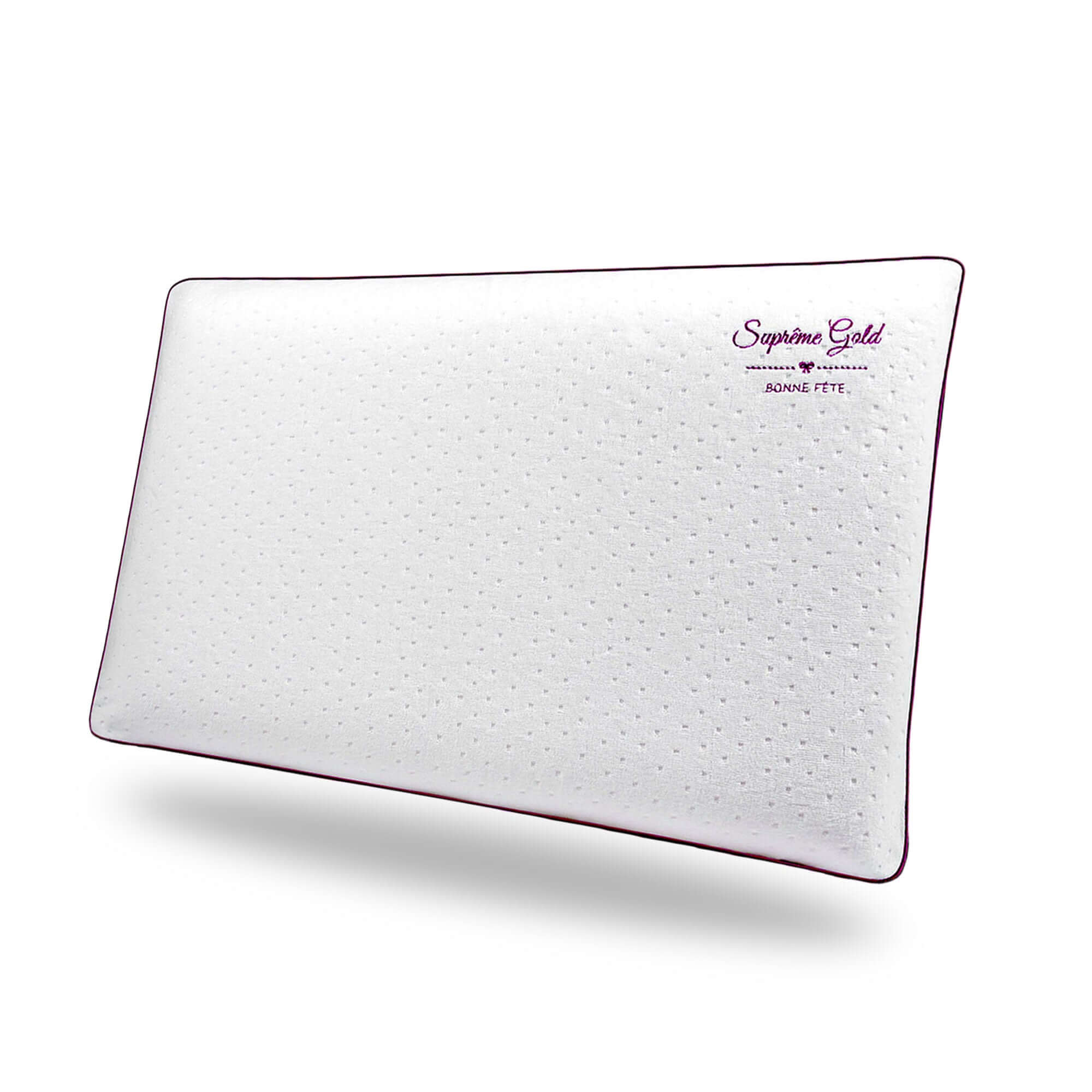 Memory foam pillow, ergonomic, removable cover - Happy Holidays Collection