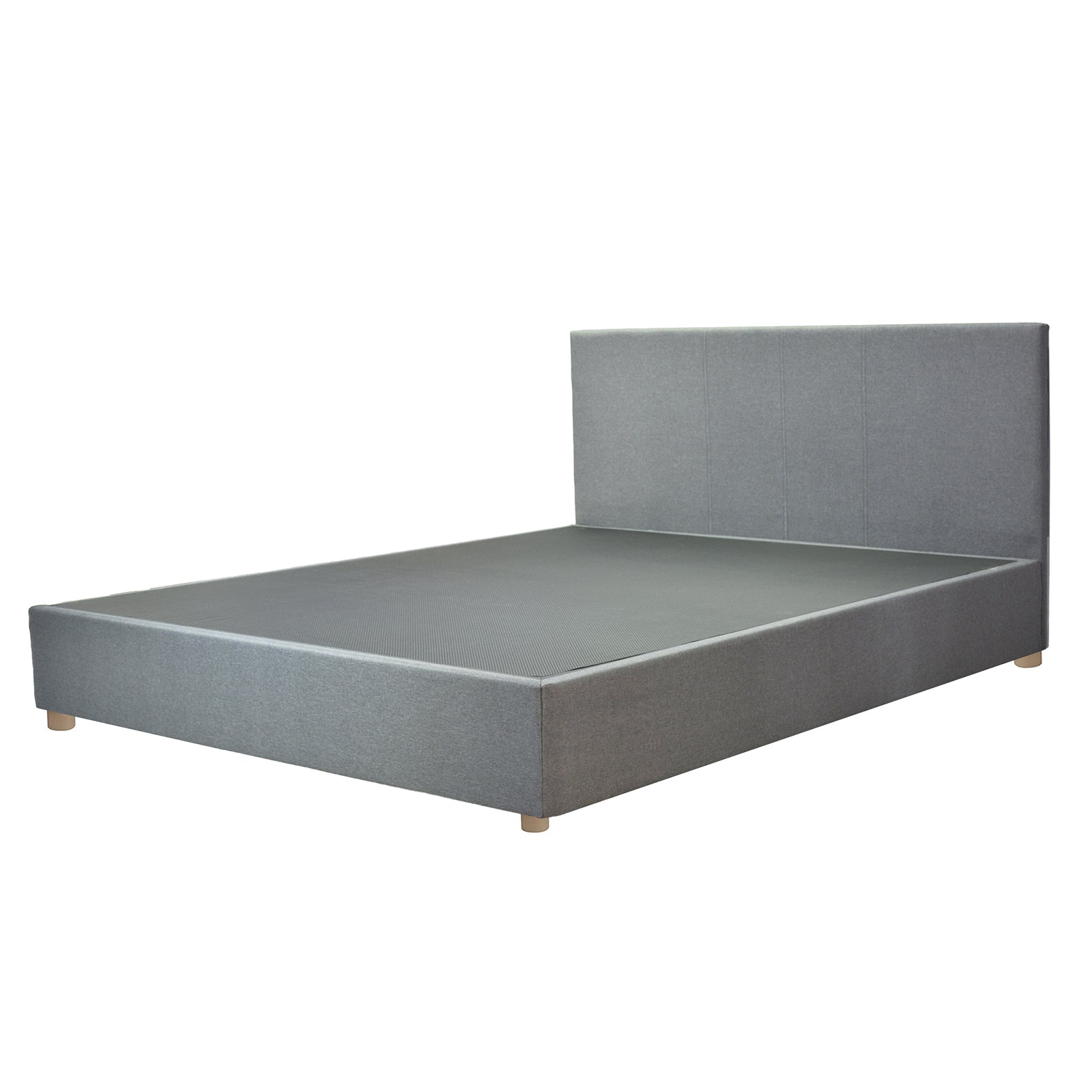 Innovatives VariLuxe-Bett - Austauschbares Kopfteil: Stoff- und Holzlattenrost