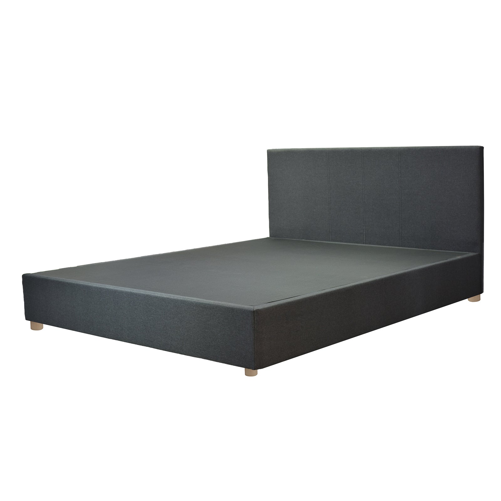 Innovatives VariLuxe-Bett - Austauschbares Kopfteil: Stoff- und Holzlattenrost