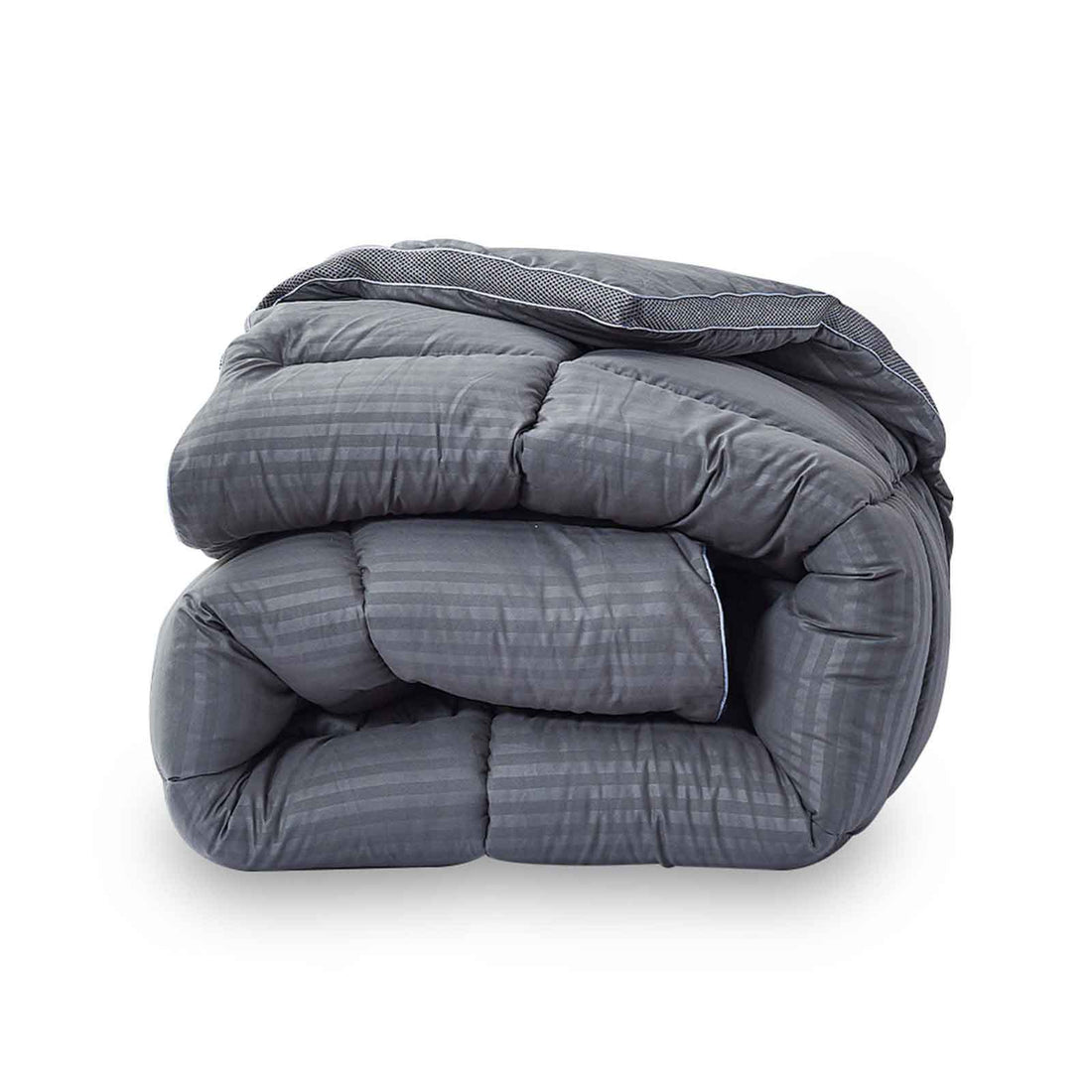 Couette 4 saisons tempérée, aération optimisée - Collection Luxe Grise