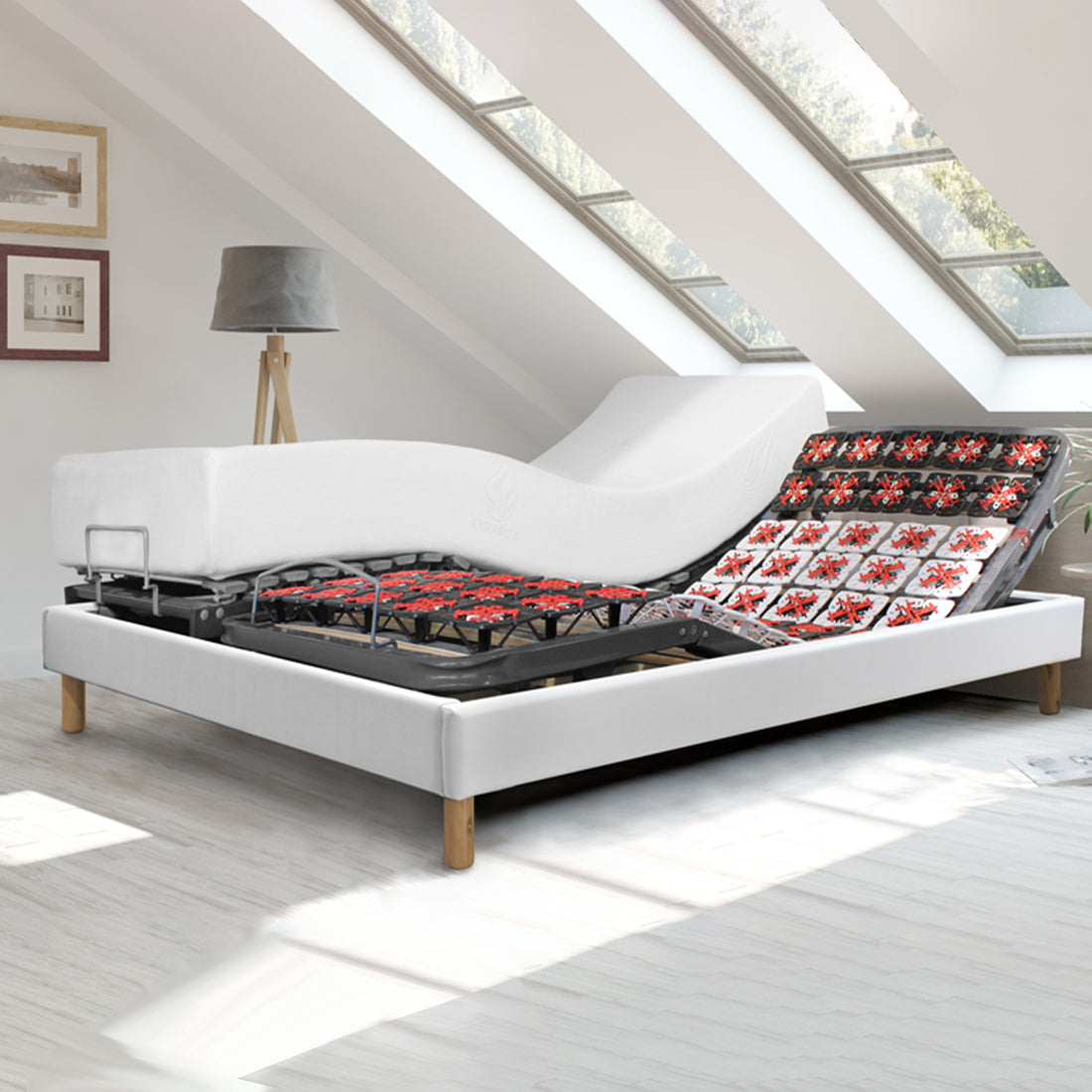 Matelas mémoire de forme, pour lit de relaxation électrique - Collection Relaxation