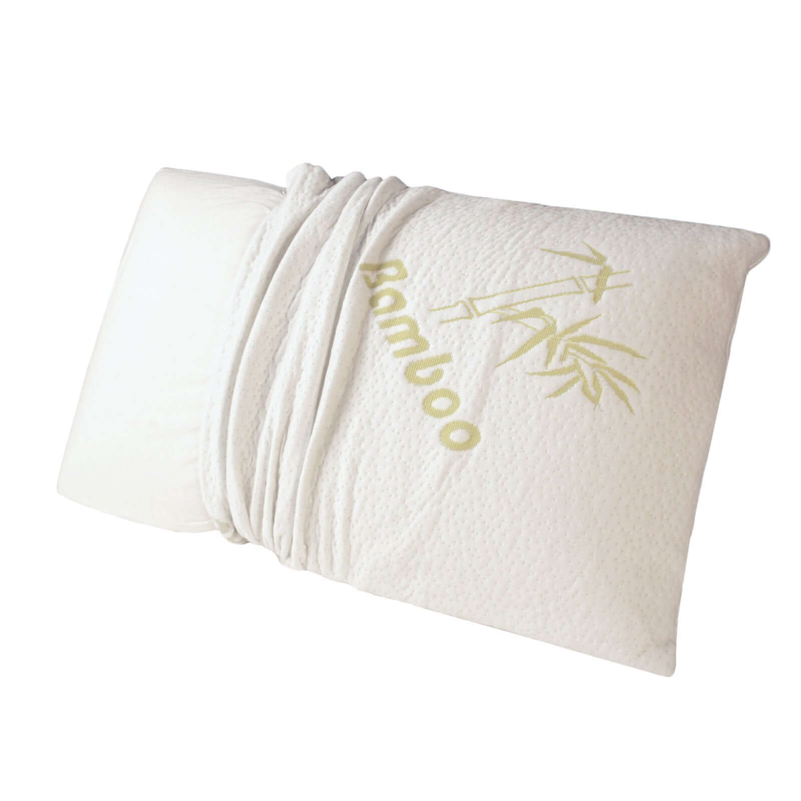 Bambuskissen - Memory Foam, abnehmbarer Bezug