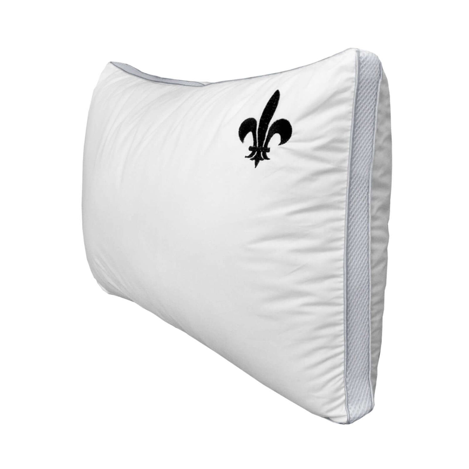 Oreiller ergonomique Softly : microfibre et tissu coton