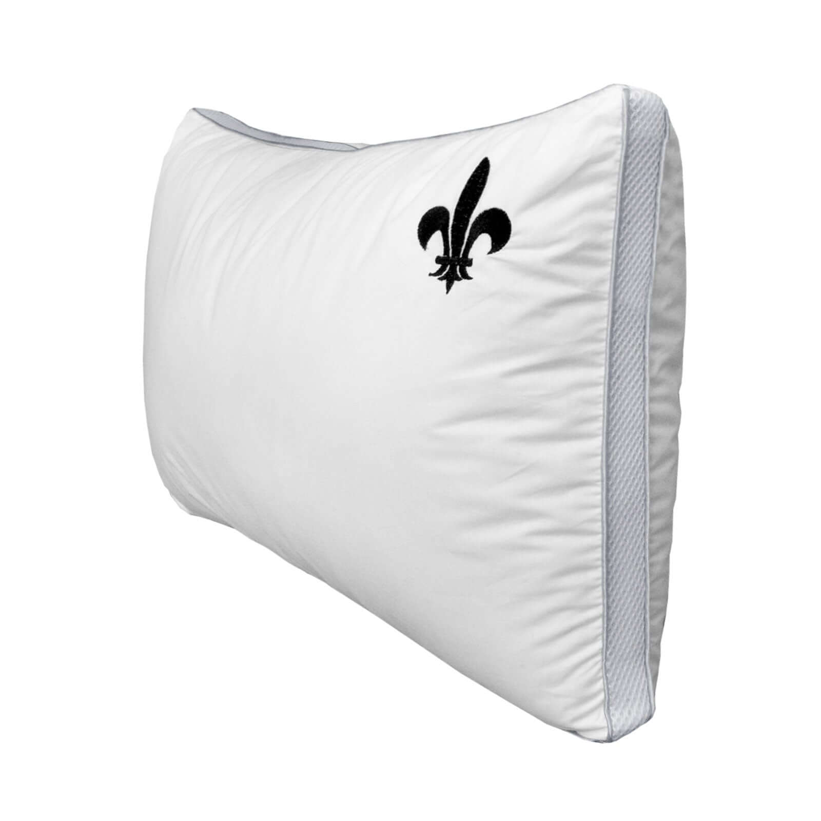 Oreiller ergonomique Softly : microfibre et tissu coton