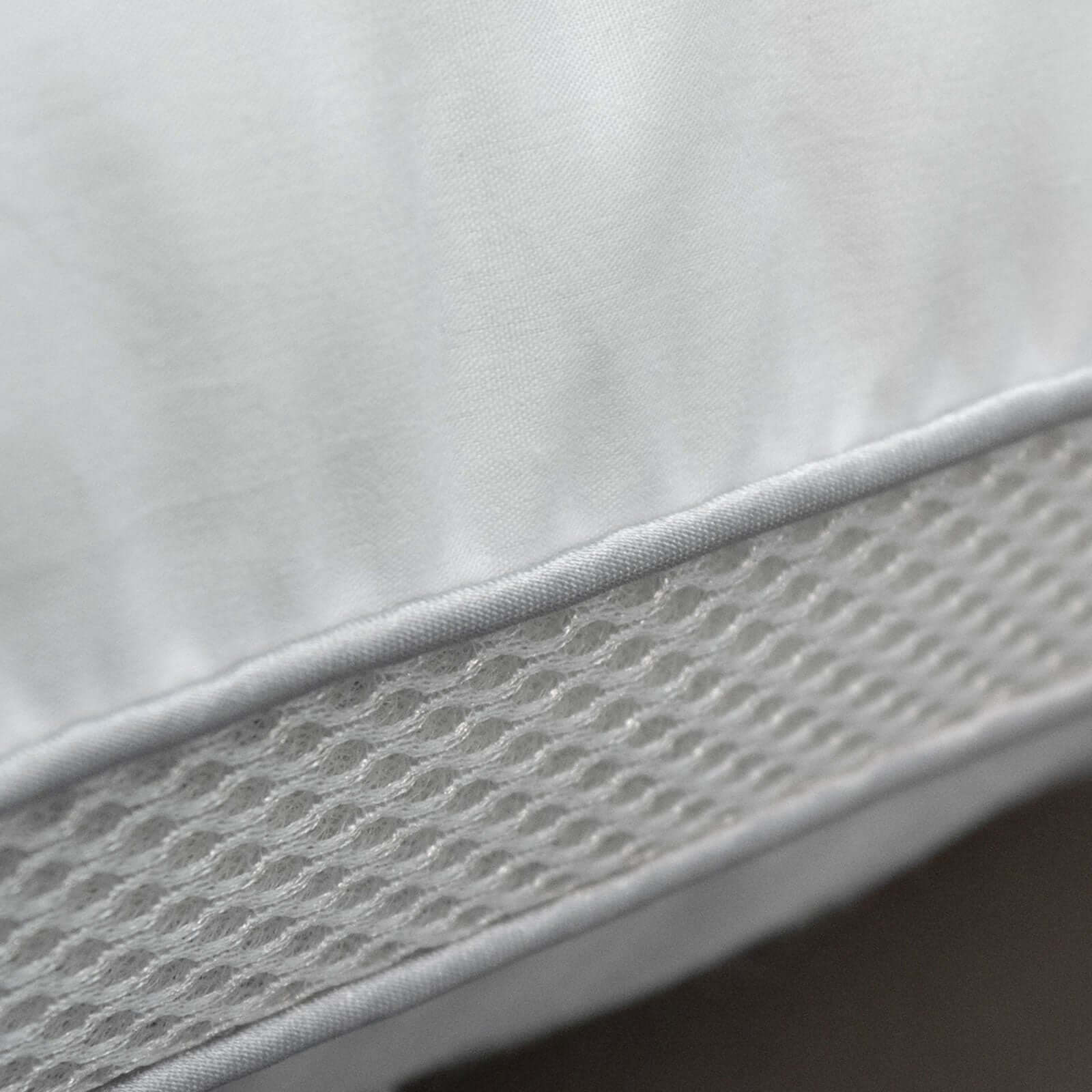 Oreiller ergonomique Softly : microfibre et tissu coton