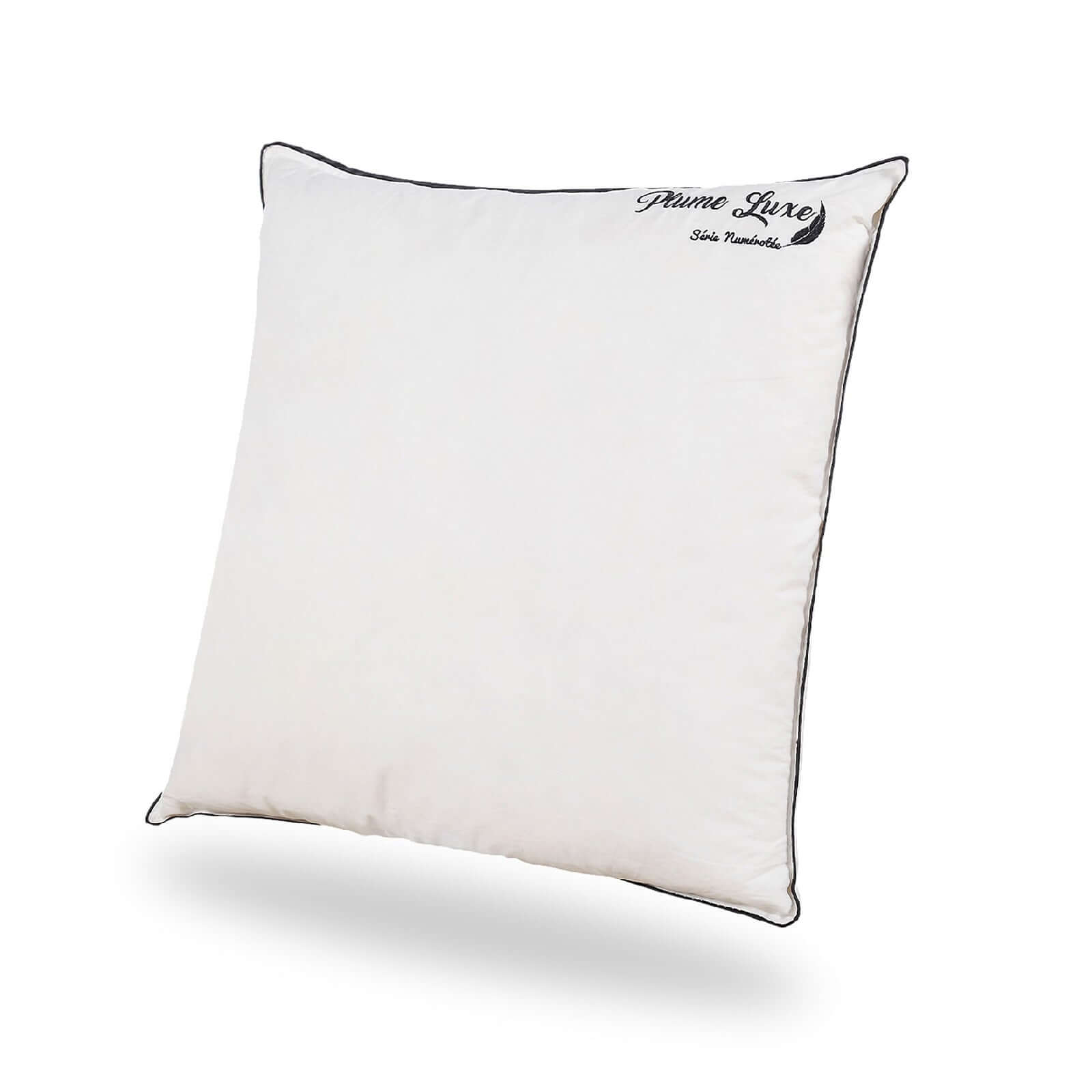 Oreiller plume de canard, coutil coton, ergonomique - Collection Luxe