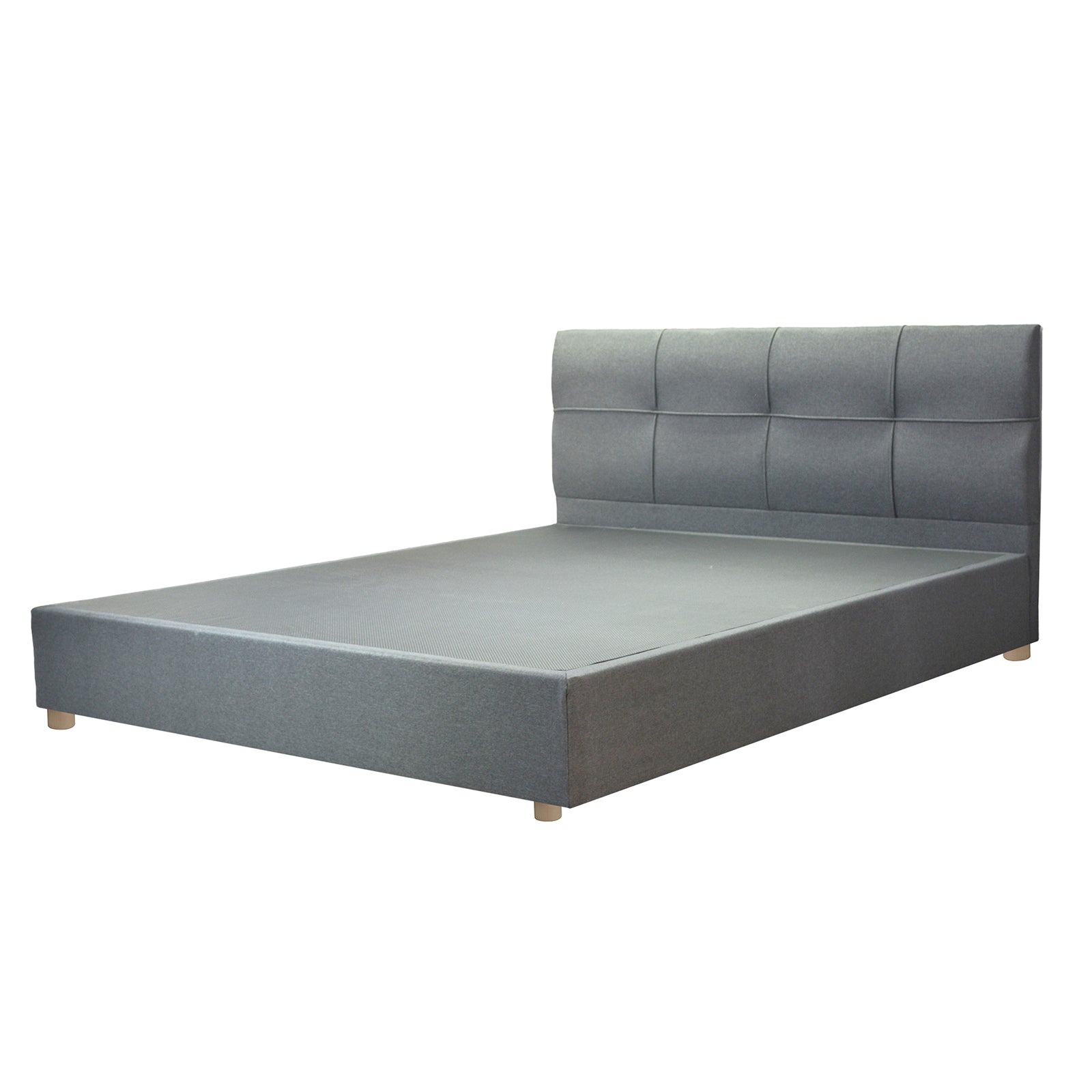Innovatives VariLuxe-Bett - Austauschbares Kopfteil: Stoff- und Holzlattenrost
