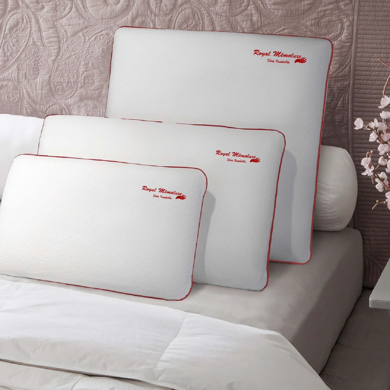Royal Mémoluxe Kissen - Memory Foam - Abnehmbarer Bezug