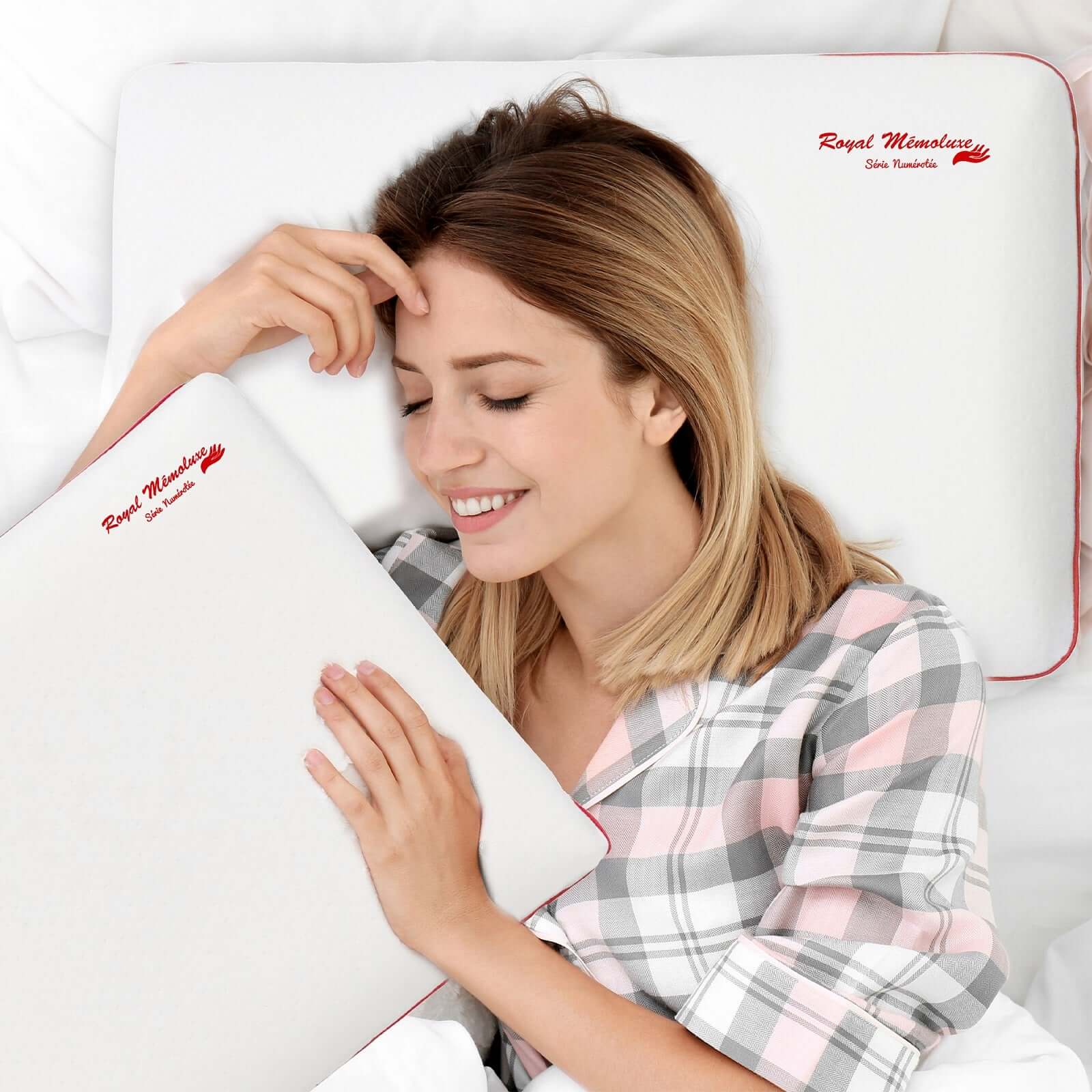 Royal Mémoluxe Kissen - Memory Foam - Abnehmbarer Bezug