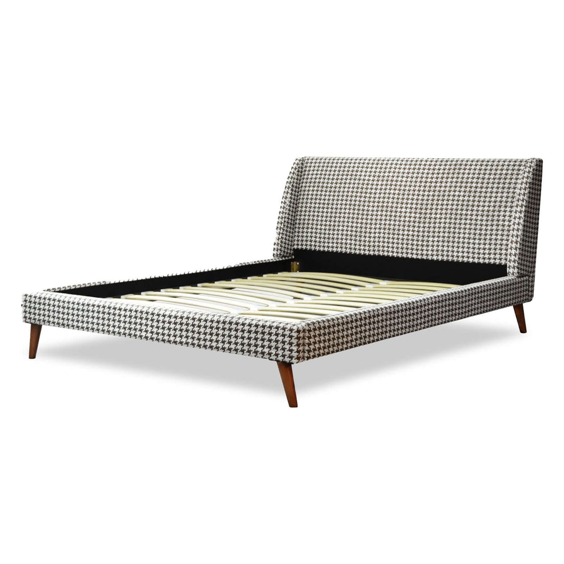 Bett mit flexiblem Lattenrost aus Holz: Vintage-Stil