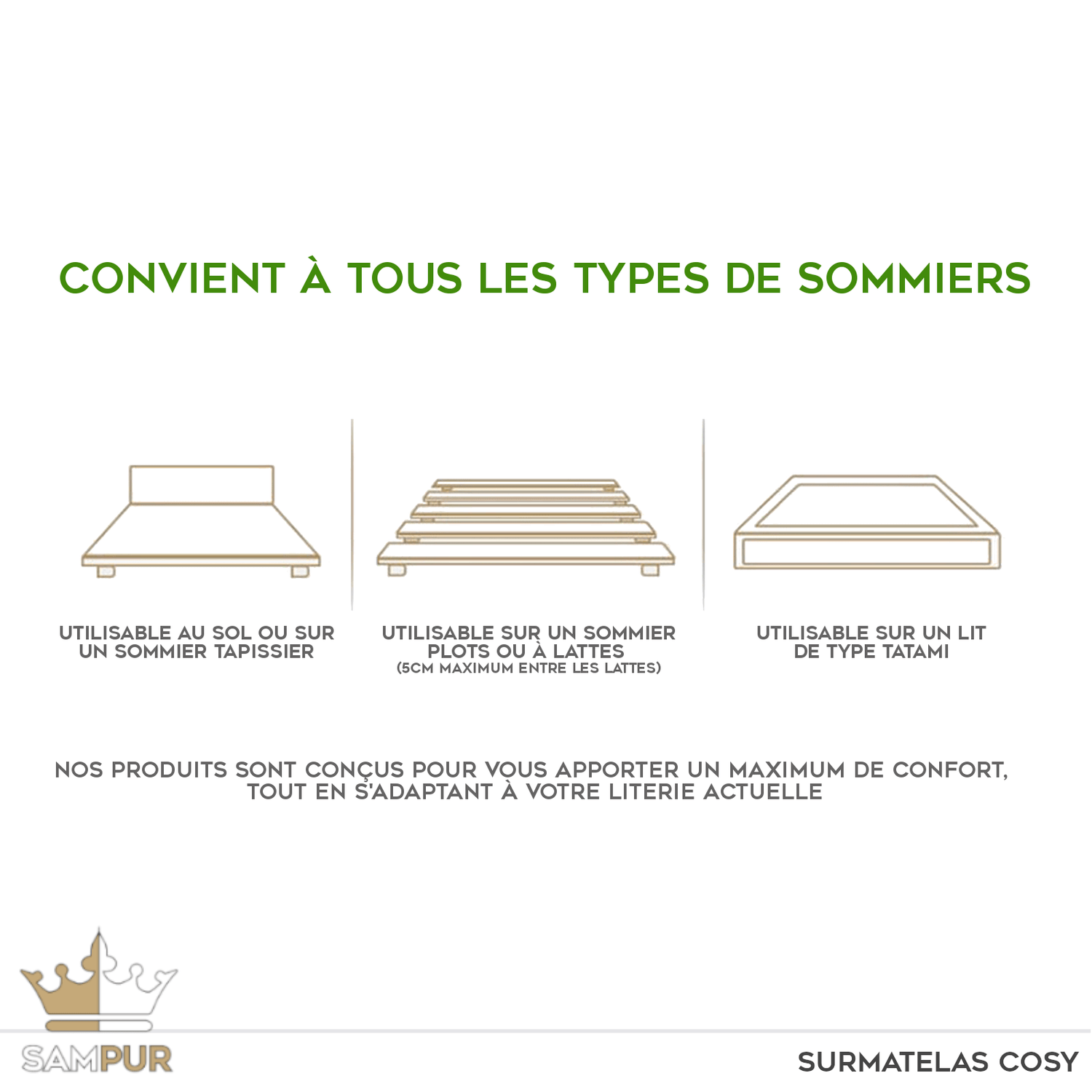 Fairmont-Matratze: Fester Halt und Memory-Schaum