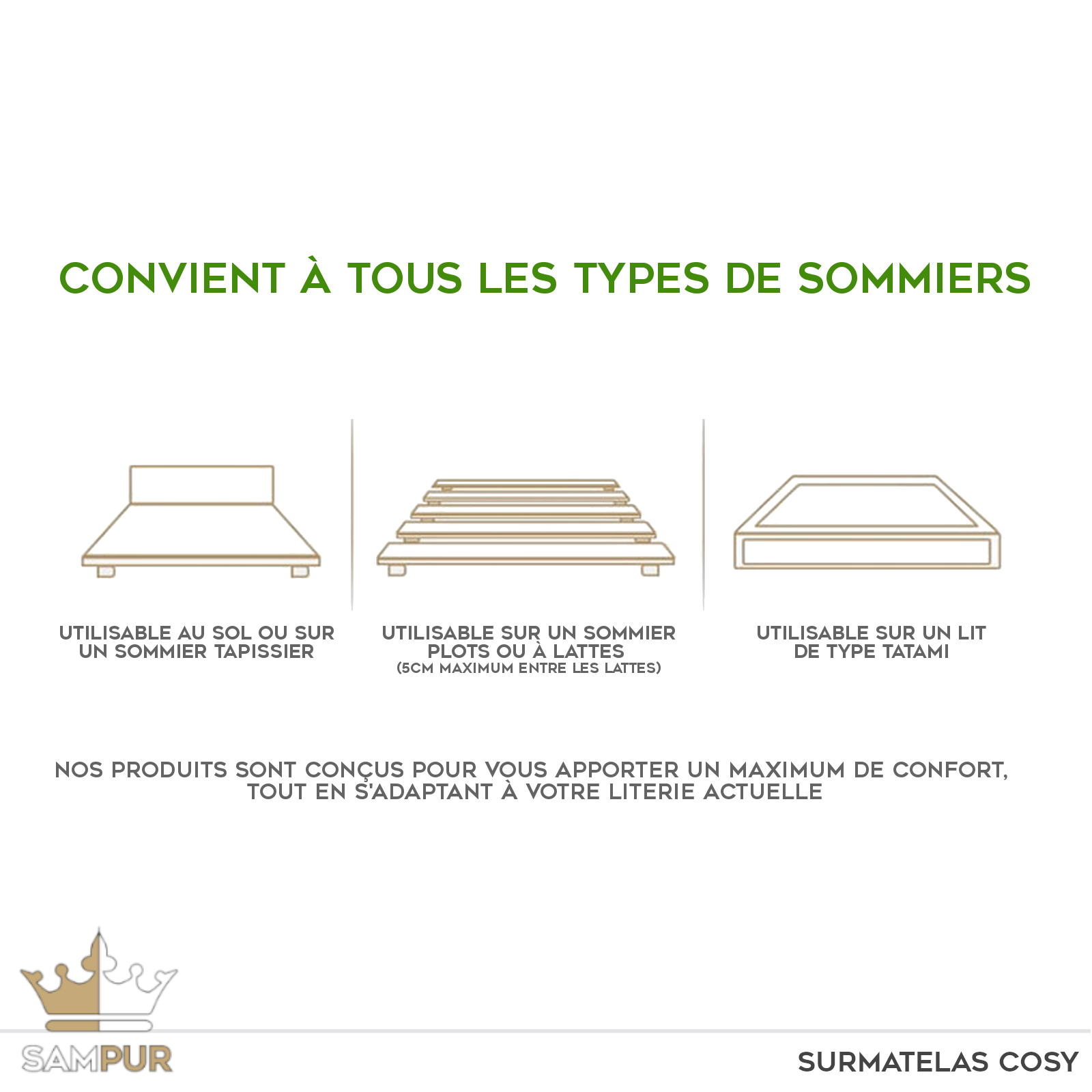 Fairmont-Matratze: Fester Halt und Memory-Schaum