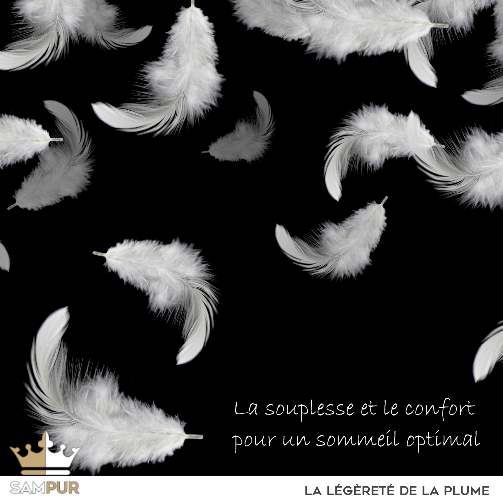 Traversin plume Luxe : ergonomique et tissu coton