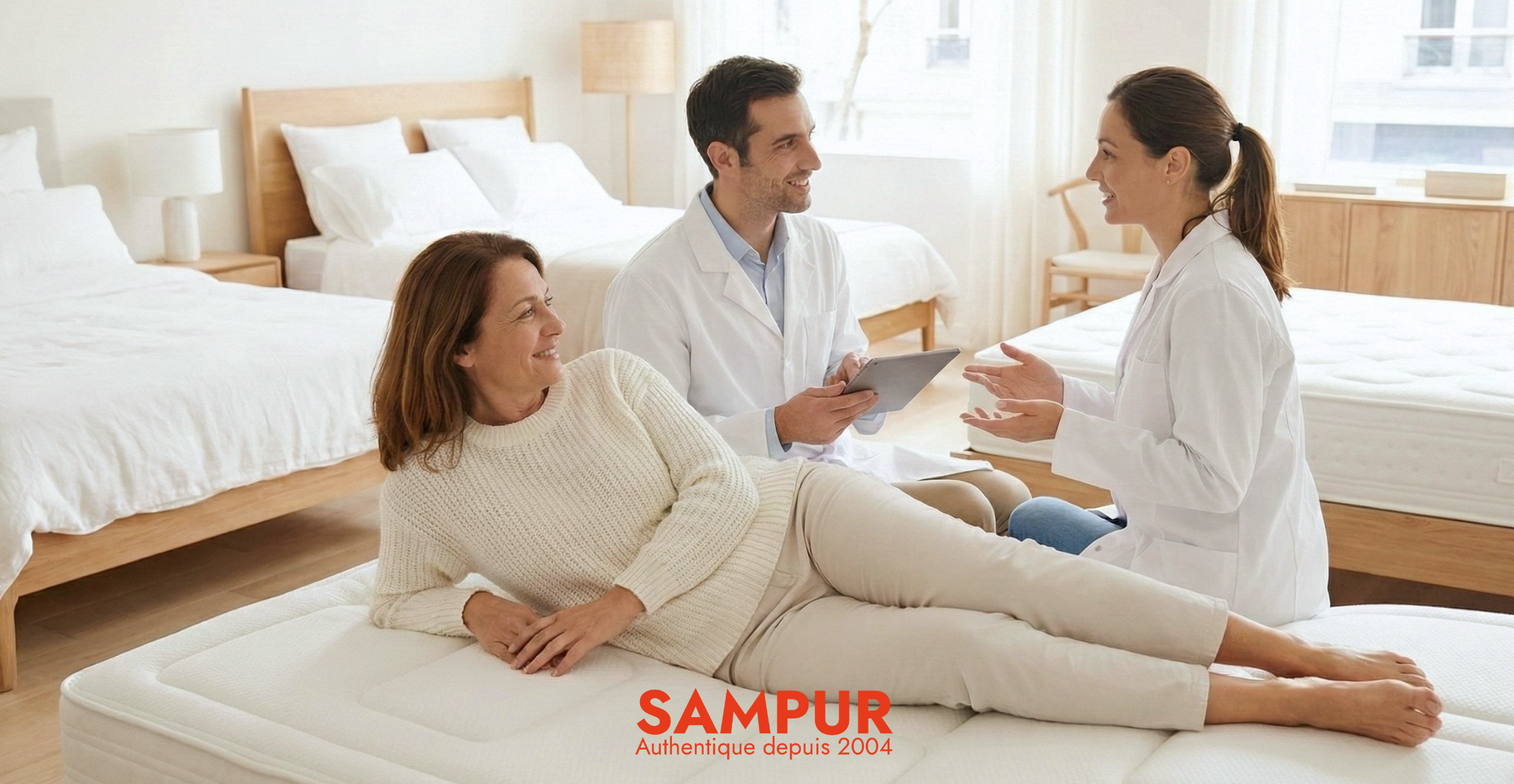 Une gamme de matelas développée avec des spécialistes de la santé