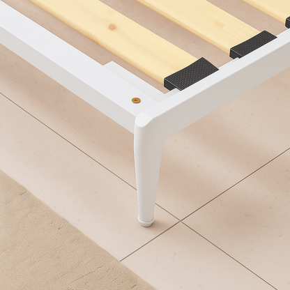 Sommier métallique style industriel, lattes larges, cadre à lattes - Collection Loft