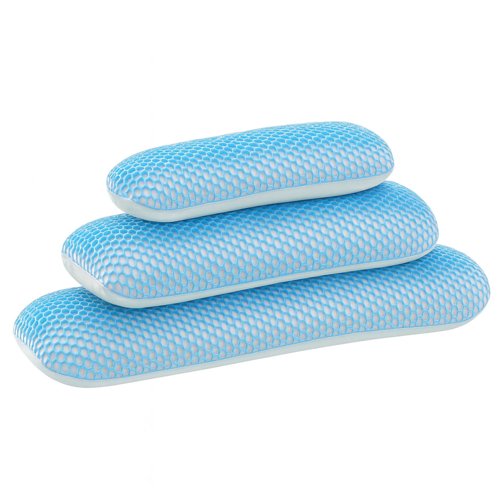 Traversin mémoire de forme intelligent, structure alvéolée, déhoussable - Collection TPE