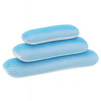 Traversin mémoire de forme intelligent, structure alvéolée, déhoussable - Collection TPE