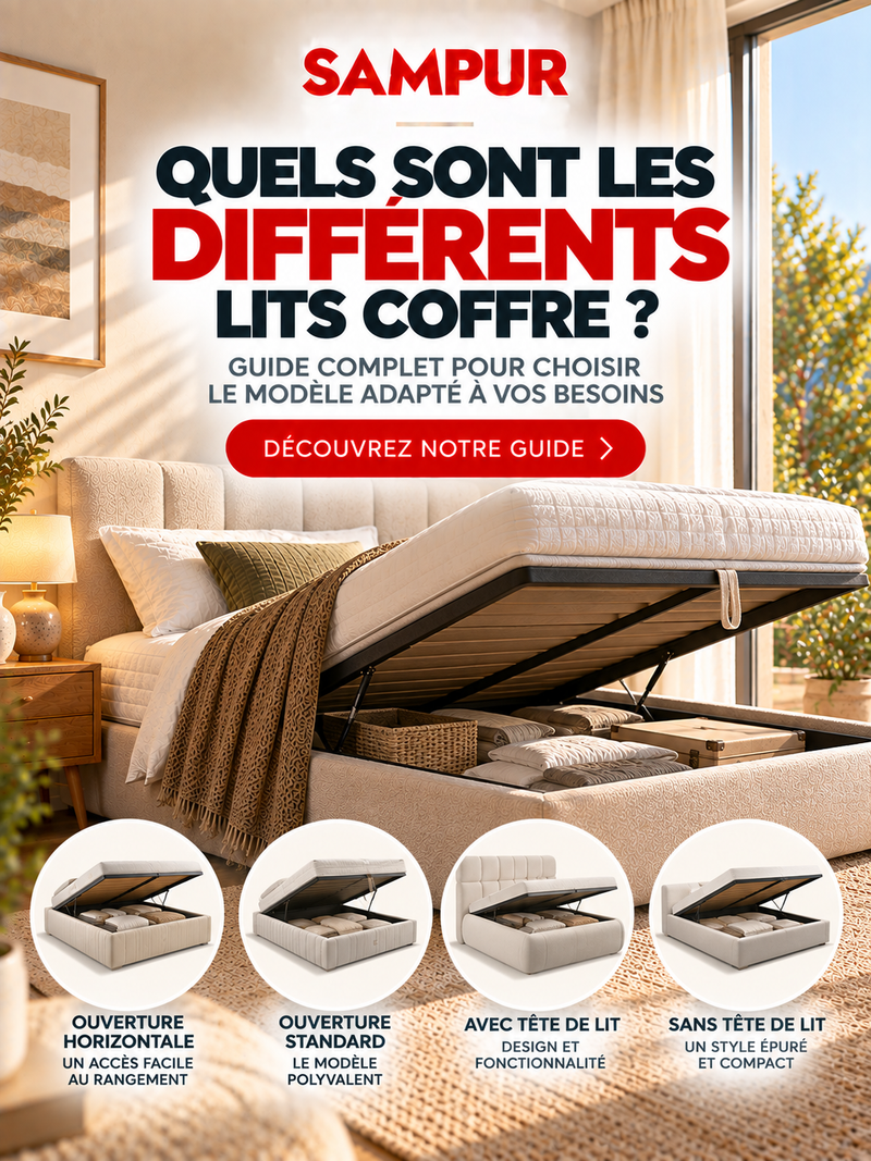Lit coffre 90x190