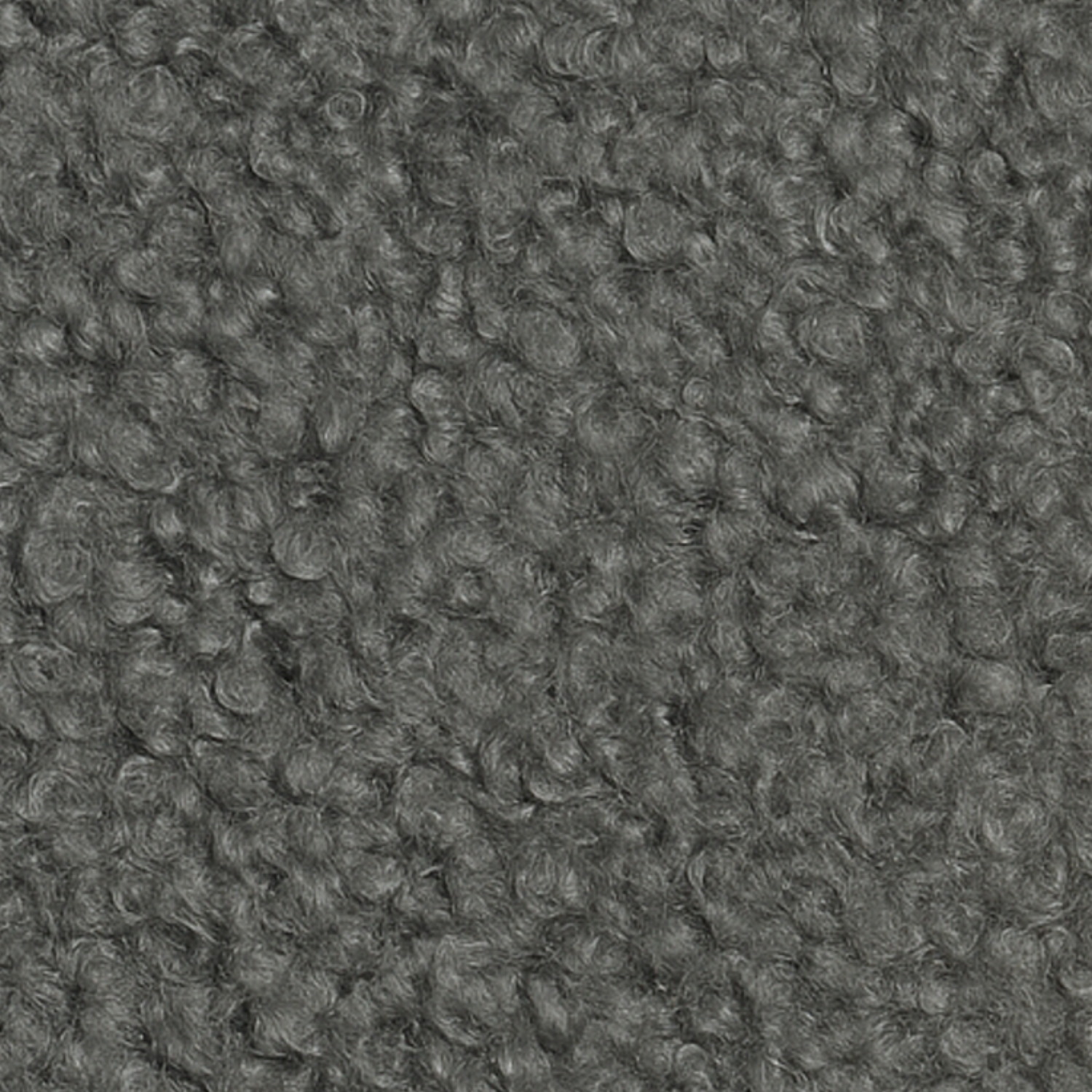 Tête de lit avec housse bouclette grise