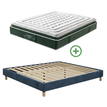 Ensemble literie complet avec lit et matelas d&
