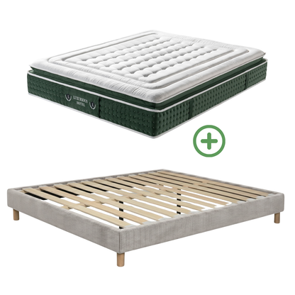 Ensemble literie complet avec lit et matelas d&