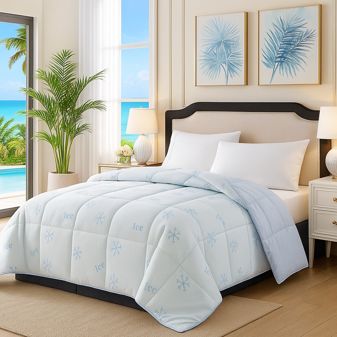 Couette été rafraîchissante, tissu Ice Cool 300 g/m² - Collection Été