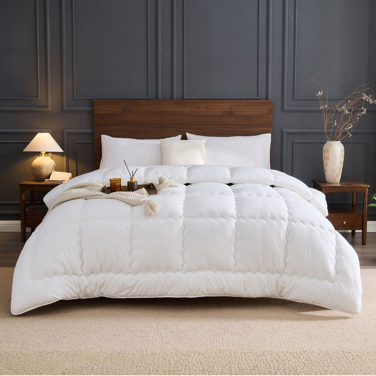 Couette coton chaude hiver 800 g/m² - Collection Grand Froid