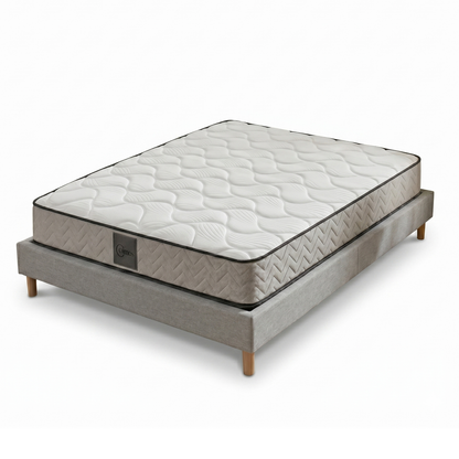 Ensemble lit fixe et matelas confort Cosmos - Collection Tissu